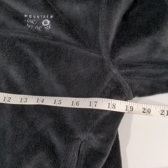 Mountain Hardwear Women's Pyxis Jacket size Medium Black Fleece - Picture 11 of 12
